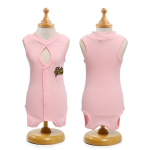 Mugav puuvillane kassiriietus Kost&uuml;&uuml;m kassidele Gotas Emane lemmikloom Operatsioonij&auml;rgne taastumiskombinesoon Isane Sphynx Kasside steriliseerimiskost&uuml;&uuml;m S-suit 1.0-1.5kg roosa