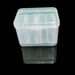 12 l&auml;bipaistvat hoiukarpi ehete ja pillide jaoks &ndash; eemaldatav v&auml;ikese ruudukujuline disain 4 compartment storage box