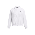 Under Armour UA Rival &Uuml;hev&auml;rviline logoga Vabaaja kapuutsiga jope Naiste jakid Valge 1382698-100 M white