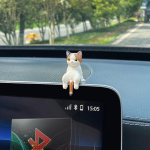 Armsad kassiautode kaunistused: Sleepy Cat konsool ja tahavaatepeegli kaunistus Includes Non-marking Adhesive