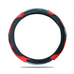 Auto rooli kate 37-38CM PU-nahast libisemisvastane kuumakindel elastne roolikate s&uuml;sinikkiust auto salongi tarvikud punane