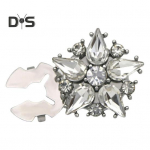 1/6 tk Rhinestone n&ouml;&ouml;bid, katted lilled varrukad, n&ouml;&ouml;pide katted, ei &otilde;mmelda kiirn&ouml;&ouml;bi klambriga n&ouml;&ouml;pide kaunistused kleit &uuml;likonnale Tux s&auml;rk Smokk DIY 1pc