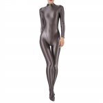 Naised k&otilde;hnad l&auml;ikiv kogu keha v&otilde;imlemine Aktiivr&otilde;ivad Bodysuit Jumpsuit Sukeldumine Surfamine Jooga Ujumiskost&uuml;&uuml;m Klubi Show Pole Dance Kost&uuml;&uuml;m XL pruun