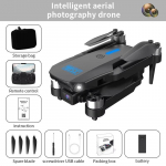 2025. aasta uus E88 MAX Mini Drone 4K HD kaamera WIFI FPV kaugjuhtimispuldiga nelikkopter harjadeta mootoriga lastele m&auml;nguasja kingitus VS E88 PRO 1 Battery