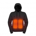 Meeste kuumutatav kapuutsitr&ouml;&ouml;s 3 kuumutustaseme, USB-k&uuml;ttega, suure esitaskuga, reguleeritava temperatuuriga, soonikkoes varrukaotste ja alumise servaga, &uuml;laosa, elektriliselt soojendav kapuutsitr&ouml;&ouml;s 2XL