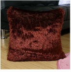 Pehme karusnaha kohev diivanipadi pl&uuml;&uuml;sis luksuslik padjakate Perekaunistus One Size pruun