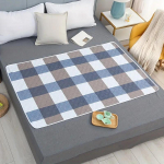 Veekindel madratsi kate m&auml;he beebi m&auml;hkimismatt pestav hingav libisemiskindel alus naistele menstruatsiooni ajal voodim&auml;rgamiseks 50*70cm