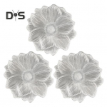 PVC lauamatid s&ouml;&ouml;gilauale Pressitud vin&uuml;&uuml;list metallist lillelauamatid 15 tollised &uuml;mmargused lauamatid Vin&uuml;&uuml;list lauamatid k&ouml;&ouml;gilauale p&uuml;hade pulmadeks 1pc roosa kuldne v&auml;rv