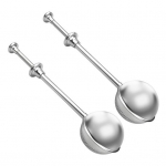 Yousheng 2 tk tees&otilde;ela infuser roostevabast terasest peene v&otilde;rgusilmaga pall lahtise tee jaoks lihtne puhastada tee infuser k&uuml;psetustarbed suhkur jahu tolmuimeja A