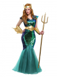 Aquaman ja Vana-Egiptuse Kleopatra vaarao paar Halloweeni kost&uuml;&uuml;mid - Kuningas, Kuninganna, S&otilde;jajumala versioon XL