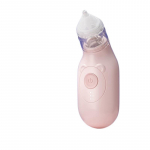 Baby nasal aspirator to clean nasal congestion and prevent nasal backflow with negative pressure Pink