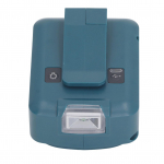 Liitiumaku kuni DC12V2A QC3.0 5V2.1A USB PD18W TYPE C v&auml;ljundadapter LED-valgusriba ja v&ouml;&ouml;klambriga