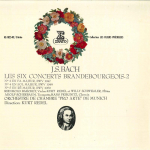 LP-plaat REINHOLD BARCHET, KURT REDEL ET WILL - Jsbach Les Six Concerts Brandebou RE1025RE ERATO Jaapan Klassikaline Kasutatud