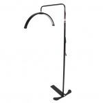 26-tolline ripsmepikenduste valgus poolring reguleeritav ripsmepikenduste 3200K&ndash;5600K LED p&otilde;randavalgusti ilusalongi jaoks must US PLUG