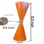 Oranž Diabolo Pruun Viimistlusega Seinavalgusti Moodne Itaalia Sputnik Meikvalgusti Diabolo Seinavalgusti