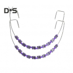 Ajutine Hamba Kaunistus Metalltraatide Klambrite Ortodontiliste Ligatuuridega Ortodontid Selgitavad Hambaarsti &Uuml;li&otilde;pilastele Harjutamise Rekvisiidid lilla