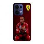 Coque de t&eacute;l&eacute;phone - Maniacase - Oppo Reno 13 5G - Silicone - Hamilton Scuderia Ferrari - Souple