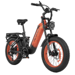 Cyrusher Kommoda 2.0 Elektrijalgratas T&auml;iskasvanutele 250W &Uuml;ks K&auml;ik Meeste E-M&auml;giratas ebike 48V20Ah Aku 20-tollised Rehvid naiste Elektrijalgratas punane