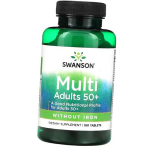 Vitamiinid ja mineraalid t&auml;iskasvanutele 50+, Multi Adults 50+, Swanson 100 tabletti (36280197) 100tab