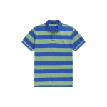 Polo Ralph Lauren SS22 Triibuline V&auml;rviplokk Slim Fit L&uuml;hikeste Varrukatega Polo S&auml;rk Meeste topid Roheline MNPOKNI1N821585-300 XS