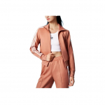 Adidas Originals Vintage Spordistandkraega Vabaaja Triibuline L&uuml;hikeste Varrukatega Jakk Naiste Jakk Kivist-Kiht-Pruun JI7537 XS