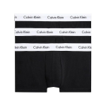 Calvin Klein Kirjaliku Logotr&uuml;kiga Keskmise V&ouml;&ouml;kohaga Bokserid 3-pakk Meeste aluspesu Must Valge 0000U2664G-001 M gray