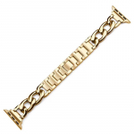 Cuban Link rihm Apple kellale Ultra 49mm rihm 40mm 41mm 38mm 45mm 44mm 42mm roostevabast terasest metallist k&auml;ev&otilde;ru iWatch seeria 8 7 6 5 4 3 se 38mm kuld