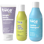 Tuco&reg; Kids Super S&auml;&auml;stja &Uuml;lim Juuksehoolduspakett 3-osaline | &Scaron;ampoon 300ml | Palsam 100ml | Juukse&otilde;li 100ml | SLS-i ja parabeenivaba
