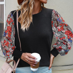 Kevadine ja s&uuml;gisene naiste pluus Temperament Commuter &uuml;mara kaelusega pikkade varrukatega topp L