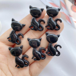 10 tk Uus Armas Joonisfilm Must Kass, Valge Kass Seeria Lame Tagak&uuml;lg Vaik Scrapbooking DIY Ehted Juukseklamber K&auml;sit&ouml;&ouml; Kaunistus Aksessuaar