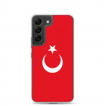Coque T&eacute;l&eacute;phone &ndash; Samsung &ndash; Galaxy S22 Plus &ndash; Drapeau Turquie &ndash; Supp &ndash; Mitmev&auml;rviline