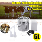Roostevaba terasega &auml;mber imemis vaakumpump majapidamis l&uuml;psimasin lehm kits lammas l&uuml;psimasin roostevaba terasega elektriline l&uuml;psimasin UUS 5L For sheep