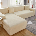Sametine veekindel žakaarist diivanikate - t&auml;ielikult kattev, reljeefne tolmukaitse Four-seater Sofa Cover: Fits 235-300cm