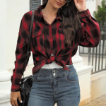 Naiste vabaaja n&ouml;&ouml;pidega s&auml;rk vabaaja pikkade varrukatega taskutega s&auml;rk L