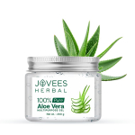 Jovees Herbal 100% puhas aloe vera geel, 200 g pakend n&auml;ole, juustele, niisutuseks, rahustamiseks, vananemisvastaseks nahahoolduseks