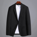 Meeste &uuml;likond jakk kevad-s&uuml;gis vabaaja vaba &auml;riline bleiser Masculino mood soliidne pikkade varrukatega n&ouml;&ouml;biga kost&uuml;&uuml;m Homme XXXXL