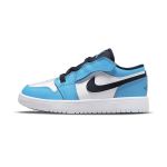 Air Jordan 1 Low ALT PS UNC Laste tossud Valge Tume-Pulbrisinine Obsidiaan BQ6066-144 28