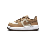 Nike Force 1 QS TD Acorn Beebiketsad Pruun Looduslik Alusp&otilde;&otilde;sas DJ4298-100 18.5