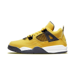 Air Jordan 4 Retro PS Lightning 2021 Laste tossud Kollane Tour-Yellow Mitmev&auml;rviline BQ7669-700 28