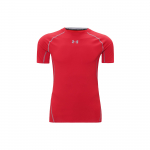 Under Armour treening slim fit l&uuml;hikeste varrukatega fitnesss&auml;rk meestele pealisr&otilde;ivad Punane 1257468-600 M