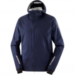 Salomon S/Lab Ultra &Uuml;hev&auml;rviline Hingav Veekindel Kiirkuivav Kapuutsiga Pikkade Varrukatega Jakk Unisex jakid Tumesinine LC2260600 M