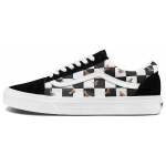Vans Old Skool Seeria Mesilase Prindiga Ruuduline Madala S&auml;&auml;rega Rula Kingad Unisex Tossud Must Valge VN0A3WKT9EH 35
