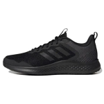 Adidas Fluidstreet Mugav Mitmek&uuml;lgne Kangas V&otilde;rk Polsterdus Libisemisvastane Kulumiskindel Madal L&otilde;ige Vabaaja Jooksukingad Meeste toss Must Hall IF8651 44⅔