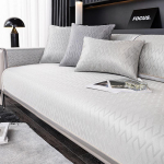 Diivanipadi suvine j&auml;&auml; siidist libisemisvastane matt Lihtne kaasaegne hele luksushall k&otilde;rgekvaliteediline padi suvine diivani kate 70*70cm