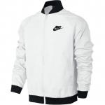 Nike &uuml;hev&auml;rviline logotr&uuml;kiga lukuga jope meestele &Uuml;ler&otilde;ivad Valge 832225-100 XL