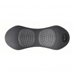 Nimmepiirkonna tugipadi s&uuml;vakudede massaažiseade k&uuml;tte ja vibratsiooniga, m&auml;lufunktsiooniga tumehall v&auml;rv