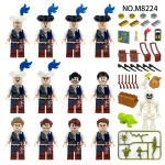 Loovseeria Piraadimeeskonna Minifiguur Ehitusklotsid M&auml;nguasjad