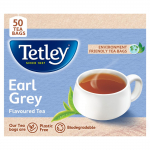 Tetley Earl Grey maitsega must tee 50 teekotti 100g Rikkalik Assami segu V&auml;rskendav jook