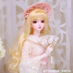 Erihind DBS Nukk 1/3 BJD Mehaanilise liigendiga keha meigiga, sealhulgas juuksed, silmad, riided, 62 cm k&otilde;rgus T&uuml;drukute unistuste haldjas