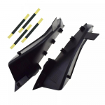 2x Eesmise esiklaasi nurga kojamehe katte liist Renault Koleos HY 2007-2016 jaoks